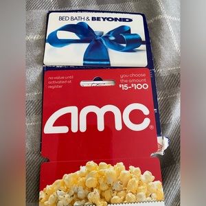 Gift cards. BBB and AMC. 25$ each